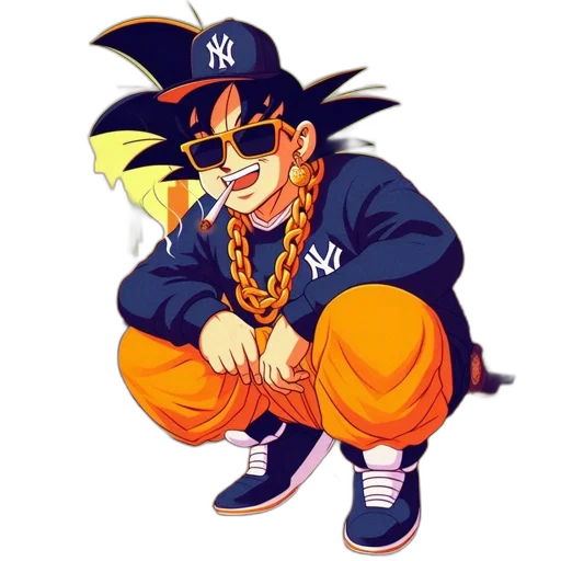 hat, jacket, staff, cartoon, concept art, anime, pixel art, neon transparent PNG cut-out