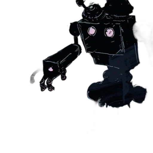 robot, creature, staff, animal, 3d render, concept art, pixel art, cyberpunk transparent PNG cut-out