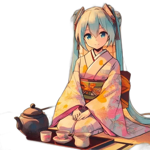 dress, staff, dragon, food, anime, concept art, pixel art, fantasy art transparent PNG cut-out