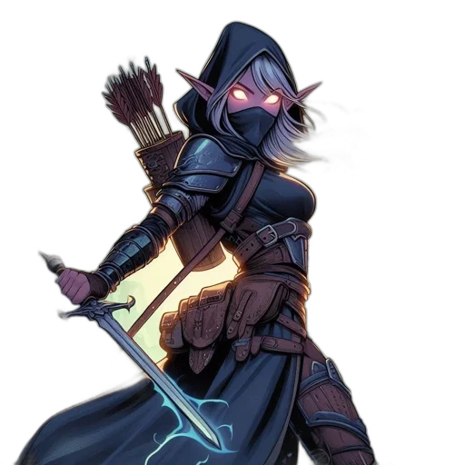 staff, sword, weapon, mask, concept art, fantasy art, comic book art, pixel art transparent PNG cut-out