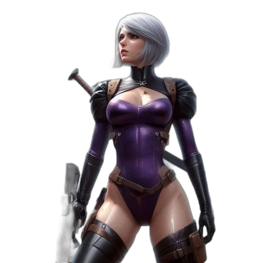 weapon, robot, concept art, cyberpunk, fantasy art, 3d render, futuristic, cityscape transparent PNG cut-out