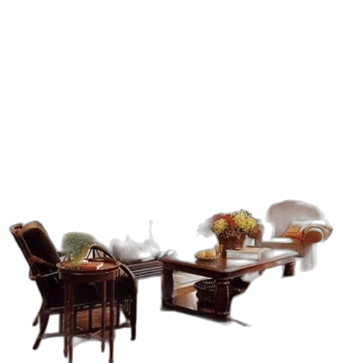 furniture, crown, 3d render, photorealistic, concept art, forest, earth tones, cozy transparent PNG cut-out