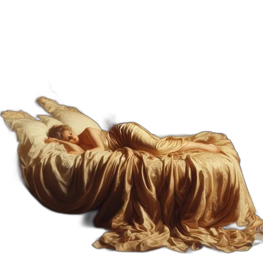 dress, furniture, oil painting, photorealistic, concept art, 3d render, golden, earth tones transparent PNG cut-out