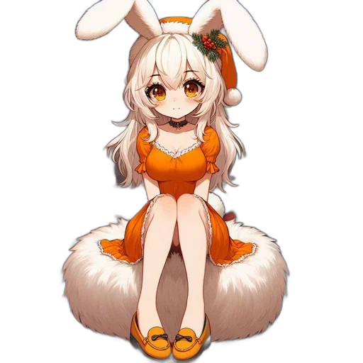 animal, creature, dress, staff, pixel art, anime, concept art, fantasy art transparent PNG cut-out