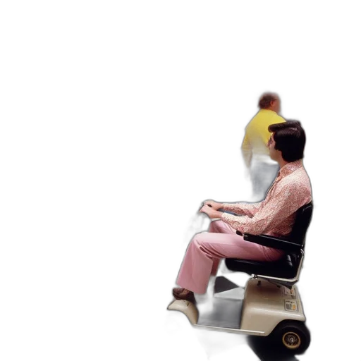car, robot, furniture, staff, 3d render, concept art, vaporwave, photorealistic transparent PNG cut-out
