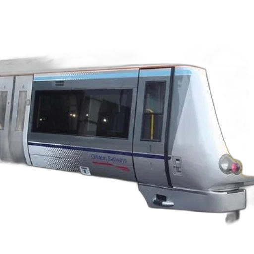 3d render, chiltern, railways, train, parked, station, platform transparent PNG cut-out