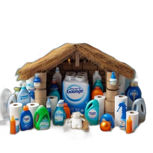 bottle, household, cleaning, products, replace, human, figures, nativity transparent PNG cut-out