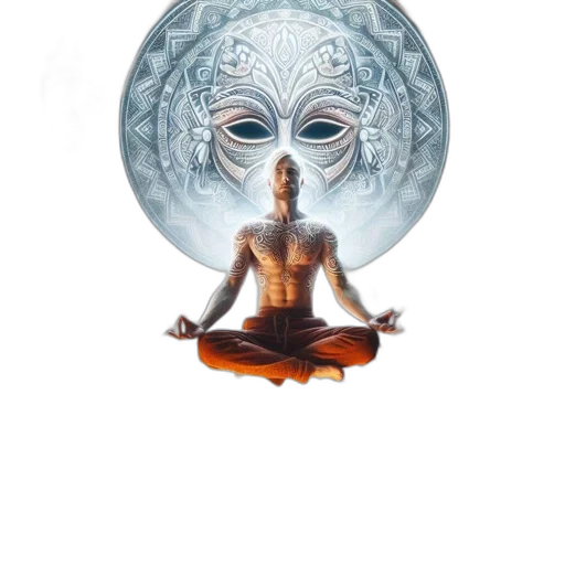 mask, face, creature, robot, concept art, fantasy art, 3d render, pixel art transparent PNG cut-out