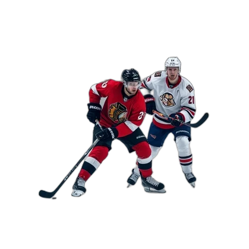 concept art, ice, hockey, players transparent PNG cut-out