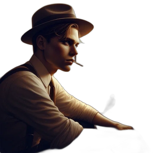 hat, staff, face, photorealistic, concept art, pixel art, comic book art, neon lights transparent PNG cut-out