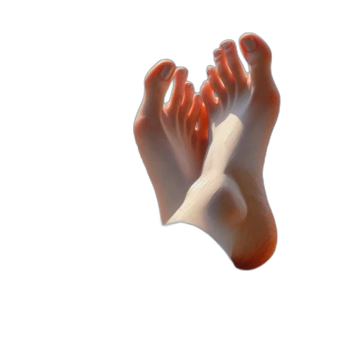 shoes, face, robot, mask, 3d render, photorealistic, concept art, vaporwave transparent PNG cut-out