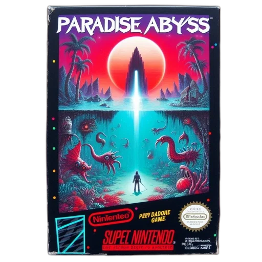 concept art, vaporwave, cyberpunk, outer space, individual, holds, vintage, box transparent PNG cut-out