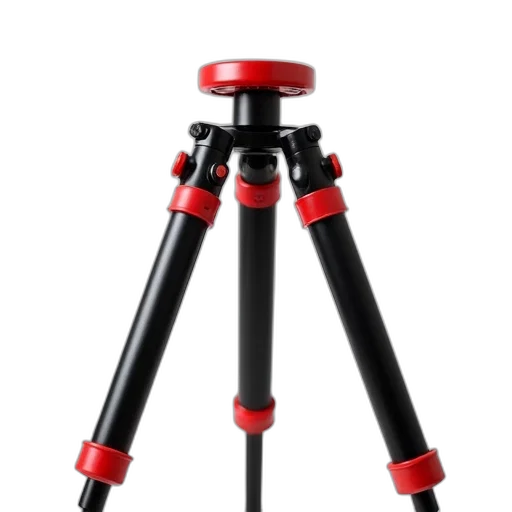 staff, weapon, umbrella, robot, 3d render, red, black, tripod transparent PNG cut-out