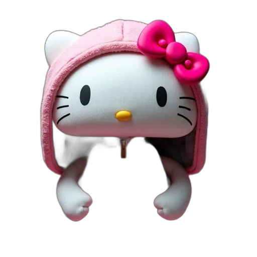 hat, creature, animal, staff, 3d render, concept art, pixel art, anime transparent PNG cut-out