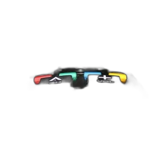 jewelry, staff, weapon, car, 3d render, concept art, colorful, neon transparent PNG cut-out