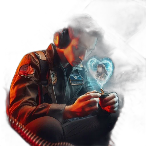 jacket, mask, robot, face, cyberpunk, concept art, comic book art, fantasy art transparent PNG cut-out
