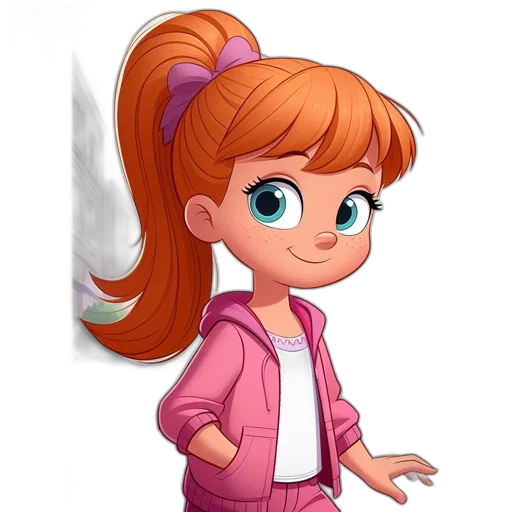 staff, jacket, face, hair, cartoon, 3d render, concept art, anime transparent PNG cut-out