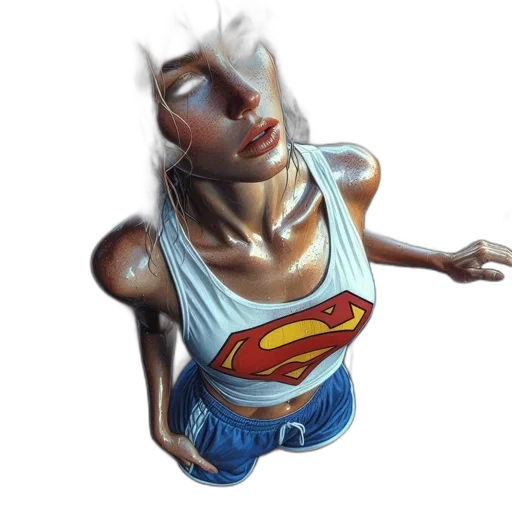 face, dress, comic book art, concept art, fantasy art, photorealistic, young, woman transparent PNG cut-out