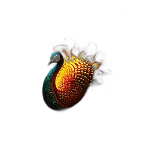 dragon, jewelry, hair, animal, 3d render, concept art, photorealistic, fantasy art transparent PNG cut-out