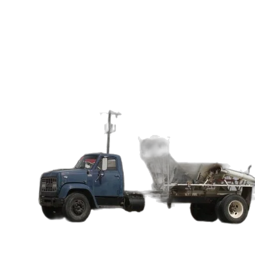 car, robot, weapon, concept art, 3d render, blue, truck, parked transparent PNG cut-out