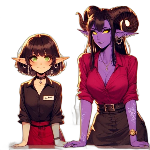 staff, concept art, fantasy art, pixel art, anime, dark, red, colorful transparent PNG cut-out