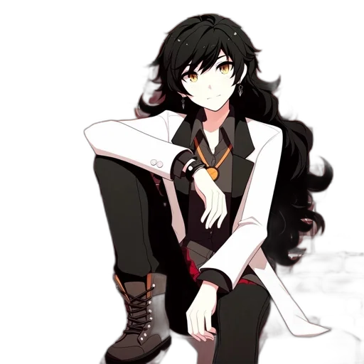 staff, weapon, sword, anime, cartoon, pixel art, concept art, monochrome transparent PNG cut-out