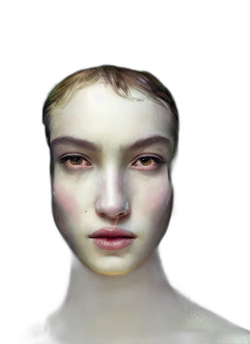 face, mask, robot, creature transparent PNG cut-out