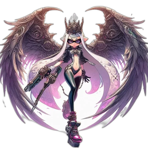 weapon, staff, dragon, sword, concept art, fantasy art, pixel art, anime transparent PNG cut-out