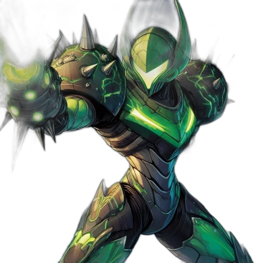 dragon, robot, creature, weapon, concept art, fantasy art, comic book art, green transparent PNG cut-out