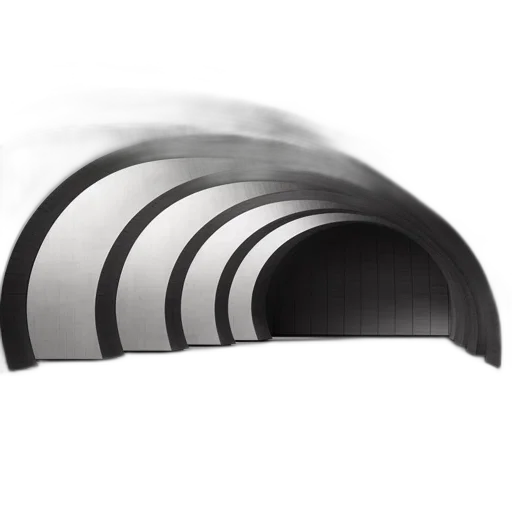 hat, umbrella, crown, furniture, 3d render, photorealistic, concept art, monochrome transparent PNG cut-out