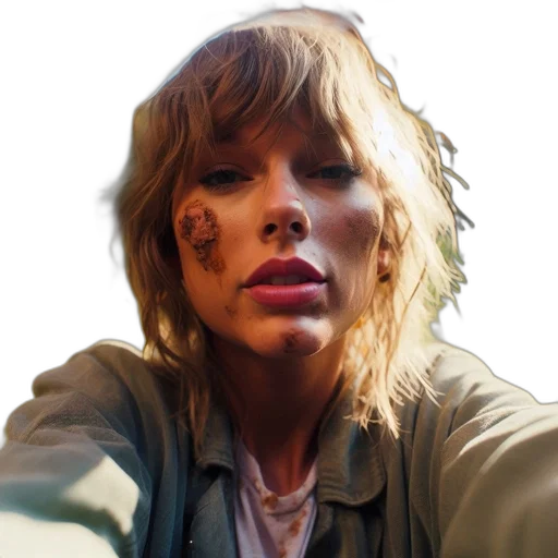 face, jacket, hair, weapon, photorealistic, concept art, oil painting, cyberpunk transparent PNG cut-out