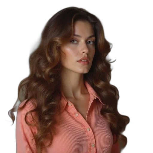 hair, dress, staff, jacket transparent PNG cut-out