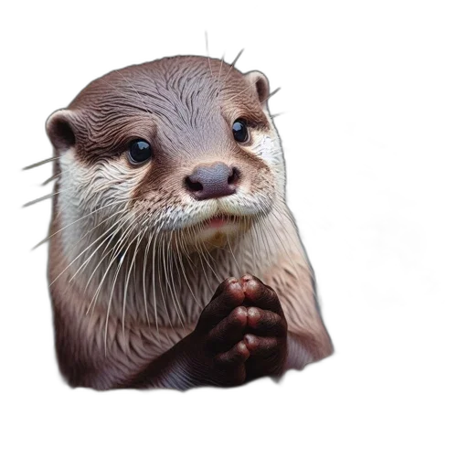 animal, creature, staff, face, photorealistic, 3d render, concept art, watercolor transparent PNG cut-out
