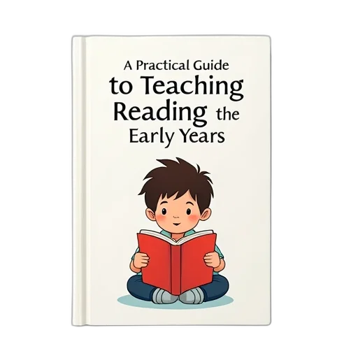 book, cover, titled, practical, guide, teaching, reading, early transparent PNG cut-out
