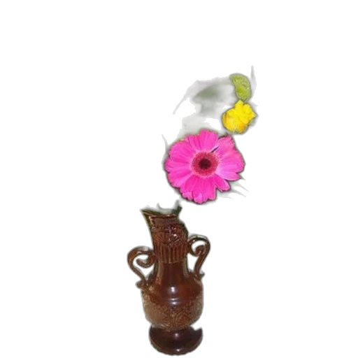 staff, flower, bottle, crown, 3d render, photorealistic, oil painting, vibrant transparent PNG cut-out