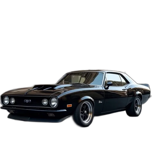 car, photorealistic, concept art, black transparent PNG cut-out