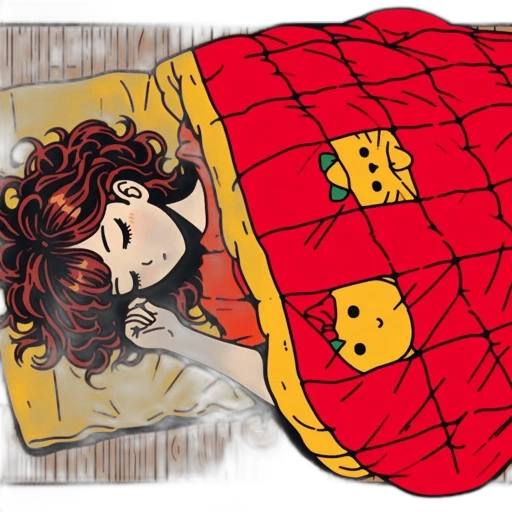 comic book art, concept art, woman, lies, asleep, wooden, floor, draped transparent PNG cut-out
