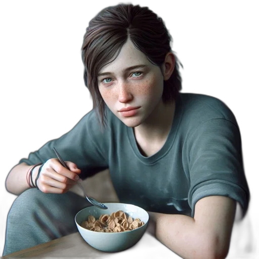 food, face, animal, creature, photorealistic, concept art, 3d render, pixel art transparent PNG cut-out