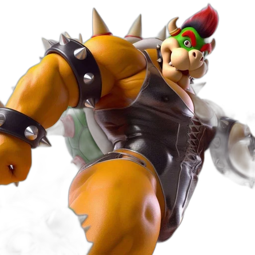 weapon, dragon, concept art, 3d render, intensely, rendered, bowser-like, figure transparent PNG cut-out