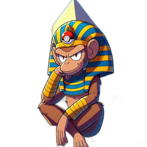 hat, mask, staff, animal, concept art, pixel art, cartoon, comic book art transparent PNG cut-out