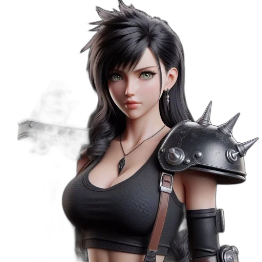 weapon, fantasy art, concept art, photorealistic, comic book art, 3d-rendered, character, spiky transparent PNG cut-out