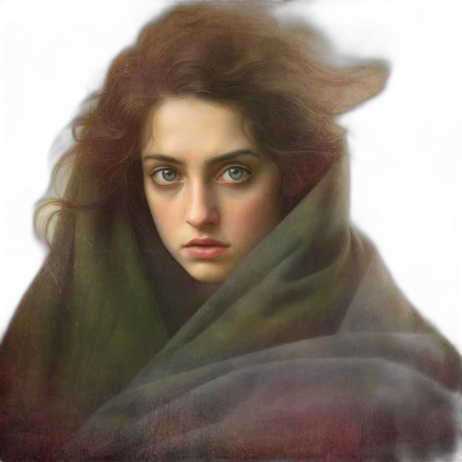 face, jacket, creature, dragon, photorealistic, oil painting, fantasy art, watercolor transparent PNG cut-out