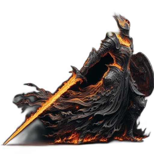 dragon, sword, staff, weapon, concept art, fantasy art, 3d render, photorealistic transparent PNG cut-out