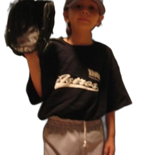 hat, creature, young, girl, wearing, black, shirt, name transparent PNG cut-out
