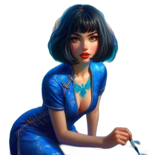 dress, jewelry, staff, face, fantasy art, concept art, photorealistic, comic book art transparent PNG cut-out