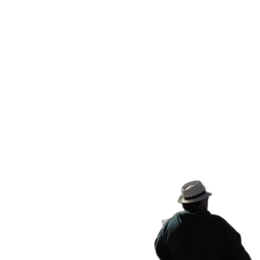 hat, jacket, face, umbrella, photorealistic, concept art, 3d render, comic book art transparent PNG cut-out