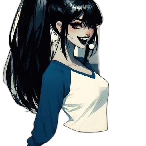 mask, face, hair, dress, comic book art, concept art, anime, cartoon transparent PNG cut-out