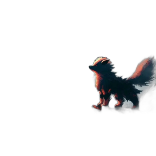 dragon, creature, animal, hair, concept art, pixel art, 3d render, fantasy art transparent PNG cut-out