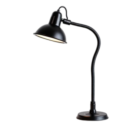 furniture, staff, hat, 3d render, photorealistic, flexible, desk, lamp transparent PNG cut-out