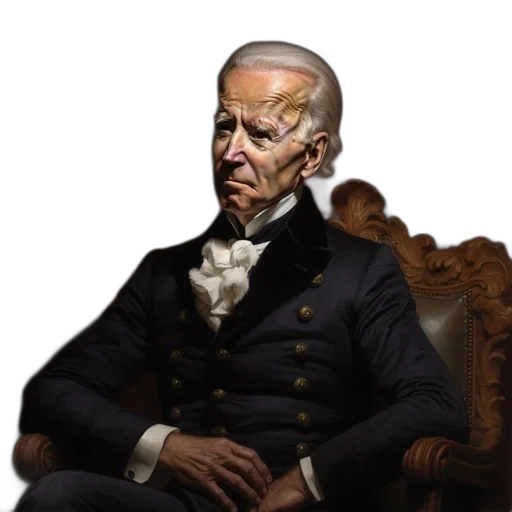 face, jacket, furniture, mask, photorealistic, concept art, elderly, man transparent PNG cut-out